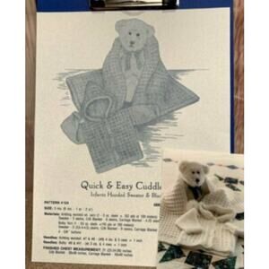1995 Country's Child 124 Terry Preisner Quick & Easy Cuddle Up Knitting Pattern